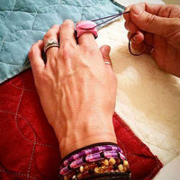 
              Thread Cutterz Adjustable Thread Floss Yarn Cutting Ring Pink
            