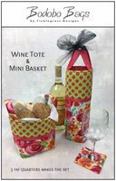 
              Wine Tote & Mini Basket Bag pattern
            