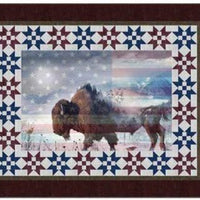 American Wild Bison Quilt Kit