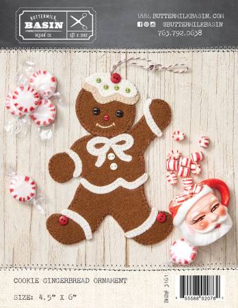 Cookie Gingerbread Ornament