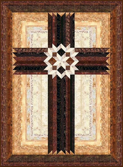 Carpenter's Star cross quilt kit