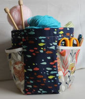 
              Crinkle Dreams Pattern Hex Bottom Bag TLC-CF-HB23 by Teresa Coates
            