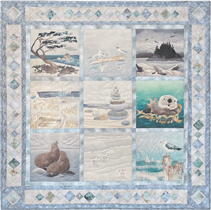 Diamonds from the Sea Pieced Quilt Kit