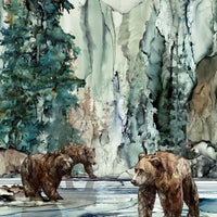 Northern Peaks Bear Panel DP25165-74