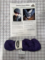 
              Kokomo Yarns Devil's Churn Mitt Kit by Kelli Slack Pattern 5532 Purple Potatoes
            