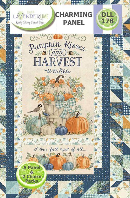 Pumpkin Kisses - Charming Panel Quilt Kit