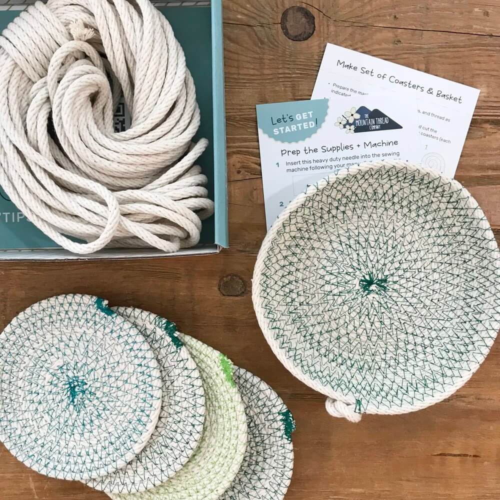 Rope Coaster & Basket Kit - Create Your Own
