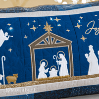 
              Nativity Bench Pillow Kimberbell
            