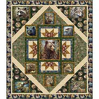 Forest Community Quilt Kit Featuring Enchanted Forest