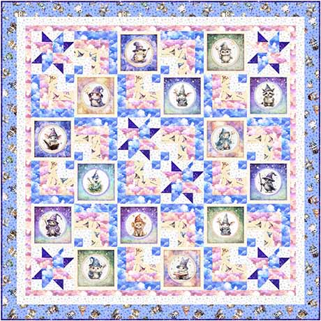 Lil' Wizards Sky Full of Magic Quilt Kit