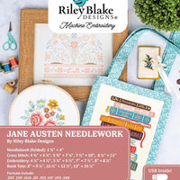 Jane Austen Projects USB - Machine Embroidery