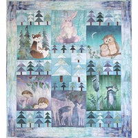 Quilt Kit Forest Grove finishes at 50" x 54"
