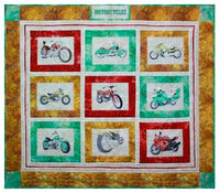 
              Purely Gates Motorcycles Embroidery Design with CD 42338-23505
            