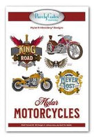 
              Purely Gates Motorcycles Embroidery Design with CD 42338-23505
            