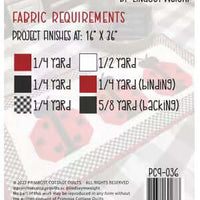 Ladybug Lane # PCQ-036 Pattern