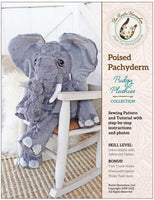 
              Poised Pachyderm Stuffed Animal Plushie Pattern
            
