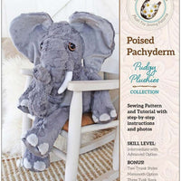 Poised Pachyderm Stuffed Animal Plushie Pattern