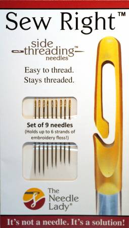 The Needle Lady's Side Threading Needles 9pc