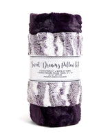 
              Sweet Dreamz Pillow Kit containing Luxe Cuddle® fabric strips, zippers, and project sheets for pillow-making.
            