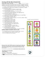 
              Growth Chart Quilt & (4) Pillows Kit #540 by Growing with Silly Gilly & Friends
            