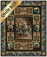 
              Steampunk Menagerie King Size Quilt Kit (STQ_PCW) from In the Beginning Fabrics
            
