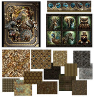 
              Steampunk Menagerie King Size Quilt Kit (STQ_PCW) from In the Beginning Fabrics
            