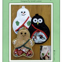 Christmas Trio of Pot Holders Pattern