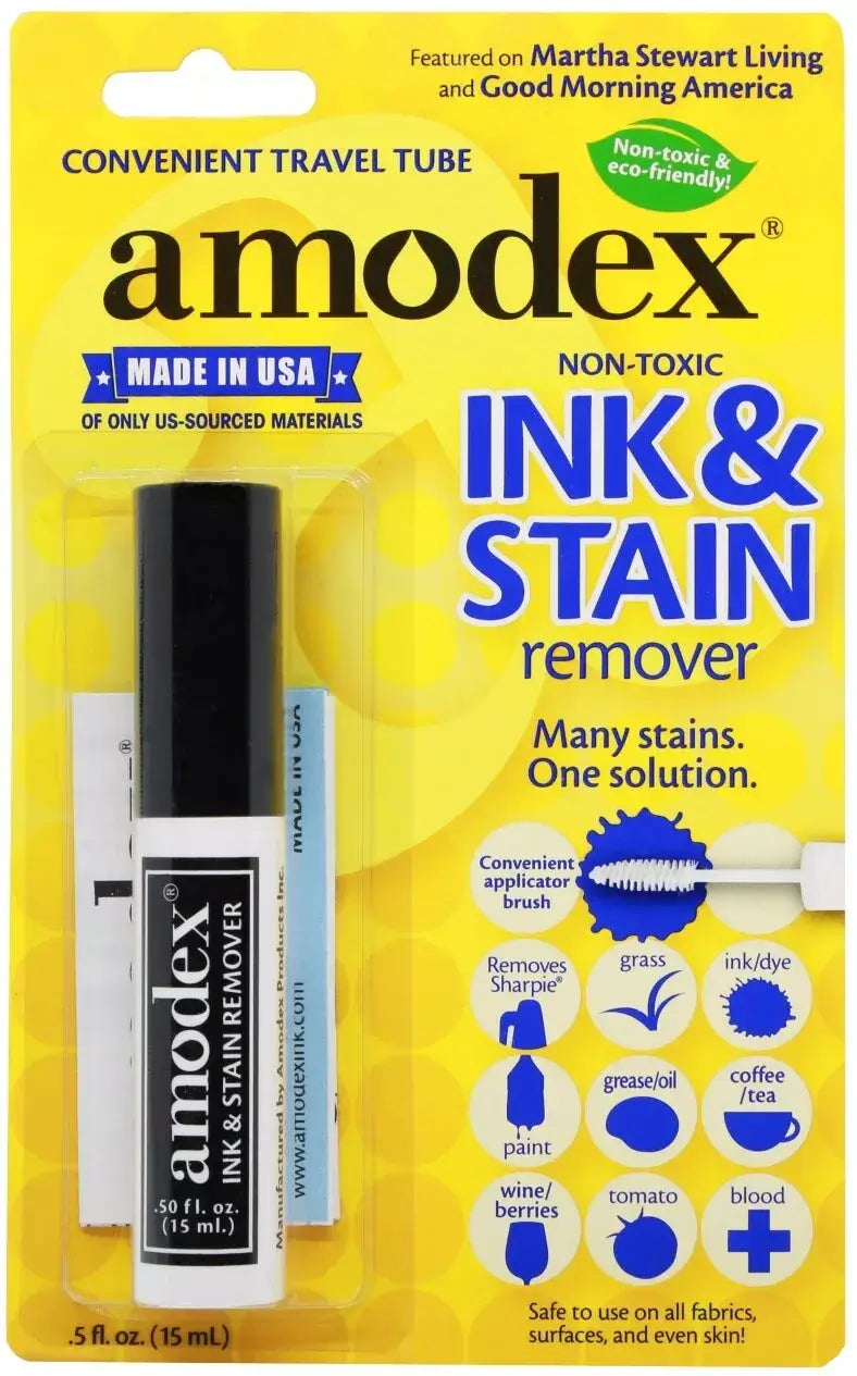 Amodex Ink & Stain Remover 0.5oz Bottle Travel