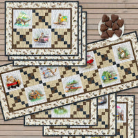 Secret Life of Squirrels Table Runner and Placemats Kits