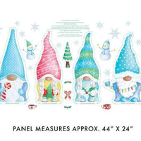 Winter Gnome Doll Panel Multi - Quilt Cotton