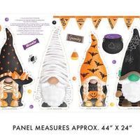Spooky Gnome Doll Panel Multi - Quilt Cotton
