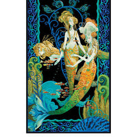 Mythical Mermaids Panel Bluemult