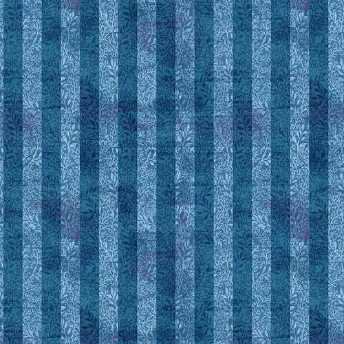 Textured Stripe - Blue Quilt Cotton
