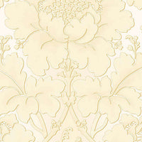 Garden Damask Ivory Quilt Cotton