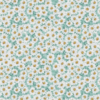 Daisy A/O Teal, Savor the Gnoment Quilt Cotton