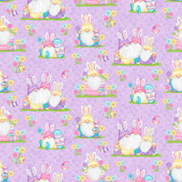 Hoppy Easter Gnomies - Easter Gnomies Scenic - Lavender