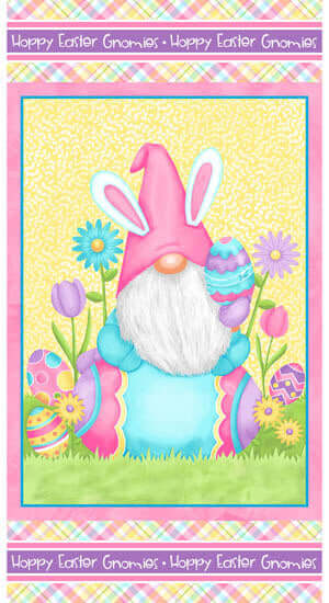 Hoppy Easter Gnomies - quilt cotton