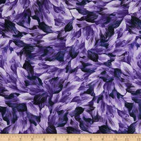 Purple Petal Paradise Fabric