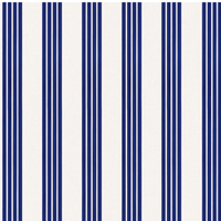 Beach Time Stripe Blue Quilt Cotton