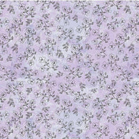 Blush Outline Floral Light Purple Cotton