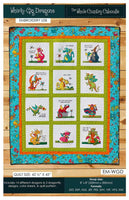
              Whirly-Gig Dragon Embroidery - Quilt
            