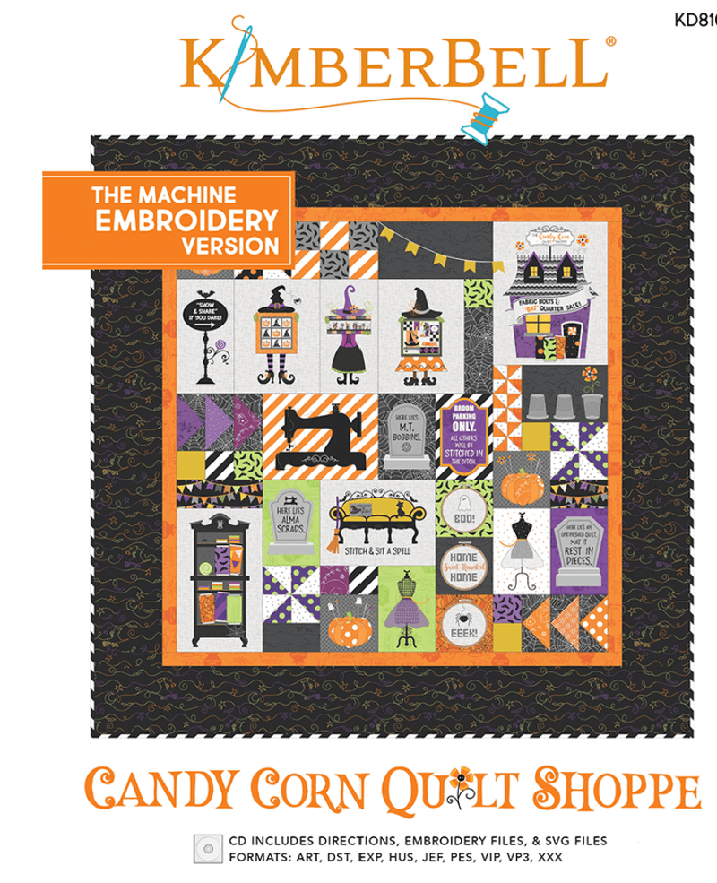 Candy Corn Quilt Shoppe, Machine Embroidery KimberBell