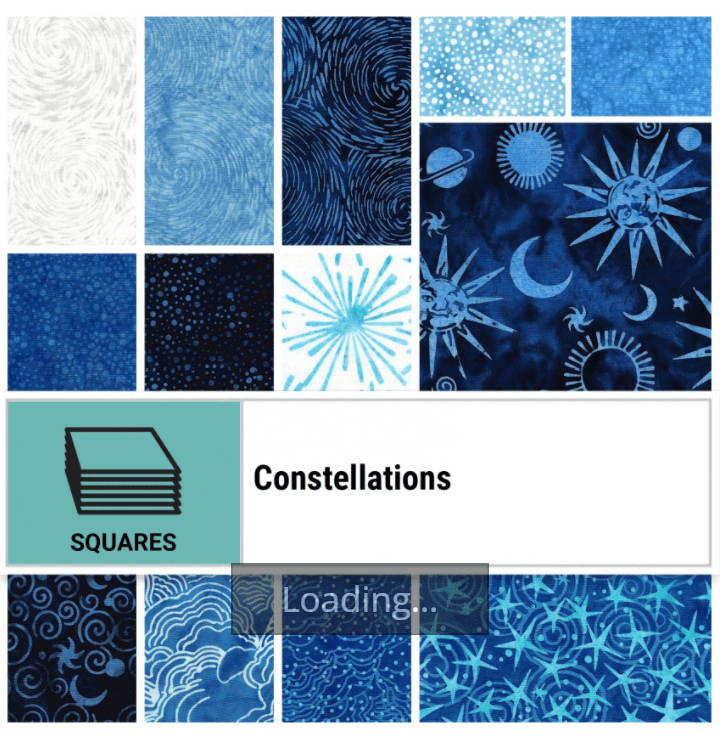 Constellations - 10x10 squares and/or layer cake
