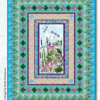 Dragonfly Lagoon Panel Quilt Kit