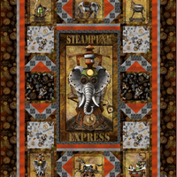 Steampunk Menagerie Featuring Express Quilt Kit