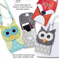 Fox and Owl Cell Phone & Eyeglass Cases pattern
