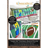 Kimberbell  - Football Bench Pillow Machine Embroidery CD