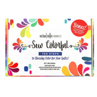 Sew Colorful Quilt Kit, includes panel, laser applique shapes & pattern