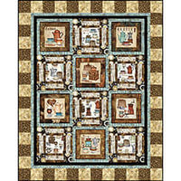Coffee Shop Quilt Kit Featuring Barista