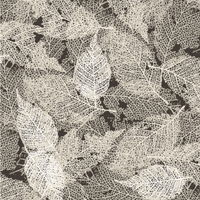 Taupe Leaves Cotton